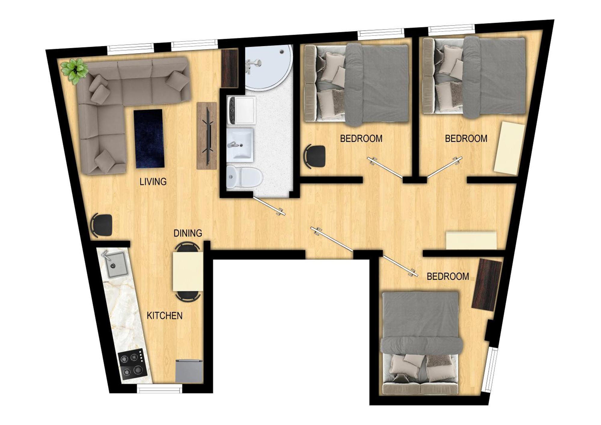 Ferienwohnung Family Friendly 3Br - Quiet Area - Behind Bryggen Bergen Exterior foto